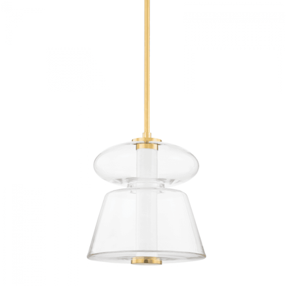 Hudson Valley Palermo Pendant Aged Brass