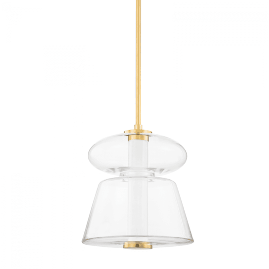 Hudson Valley Palermo Pendant Aged Brass