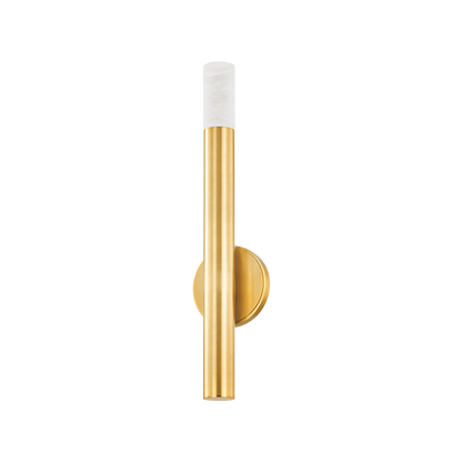 Hudson Valley Pali Wall Sconce Aged Brass