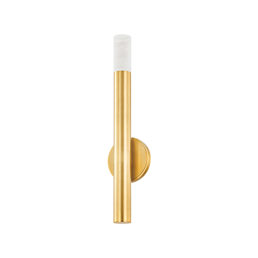 Hudson Valley Pali Wall Sconce Aged Brass