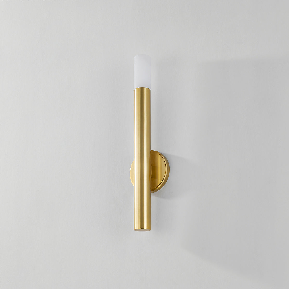Hudson Valley Pali Wall Sconce in Aged Brass, alternate view 1