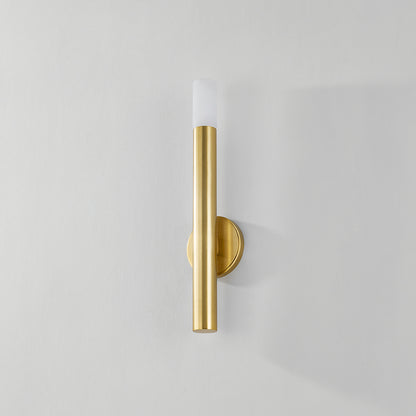 Hudson Valley Pali Wall Sconce in Aged Brass, alternate view 1