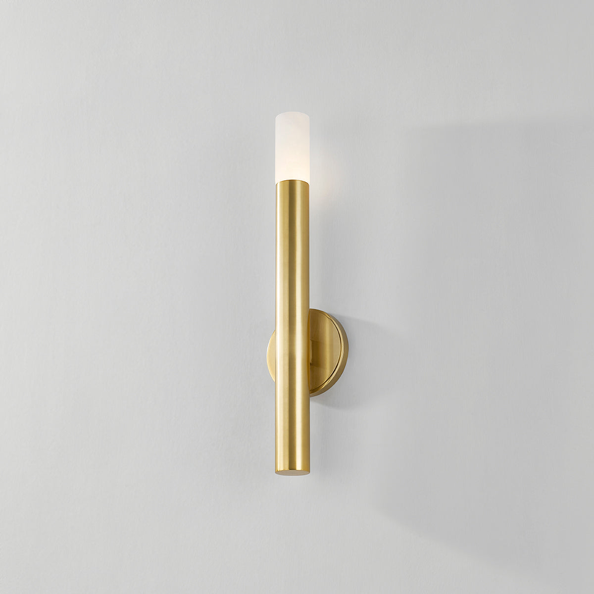 Hudson Valley Pali Wall Sconce in Aged Brass, alternate view 2