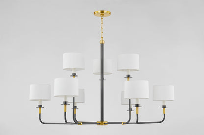 Hudson Valley Paramus Chandelier Aged Old Bronze detail view 1