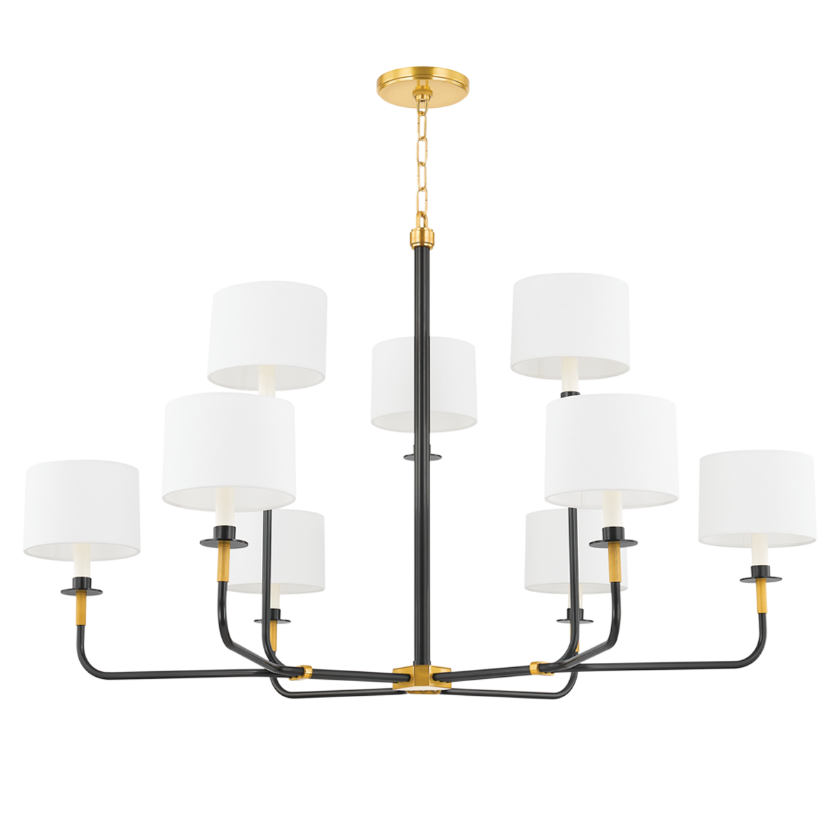 Hudson Valley Paramus Chandelier Aged Old Bronze