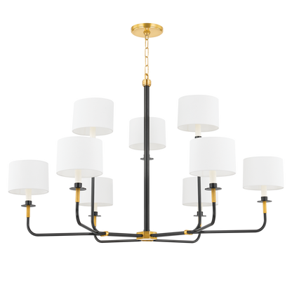 Hudson Valley Paramus Chandelier Aged Old Bronze