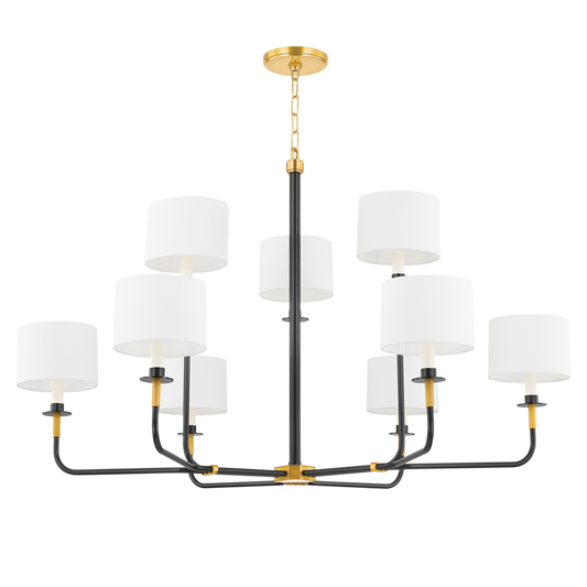 Hudson Valley Paramus Chandelier Aged Old Bronze