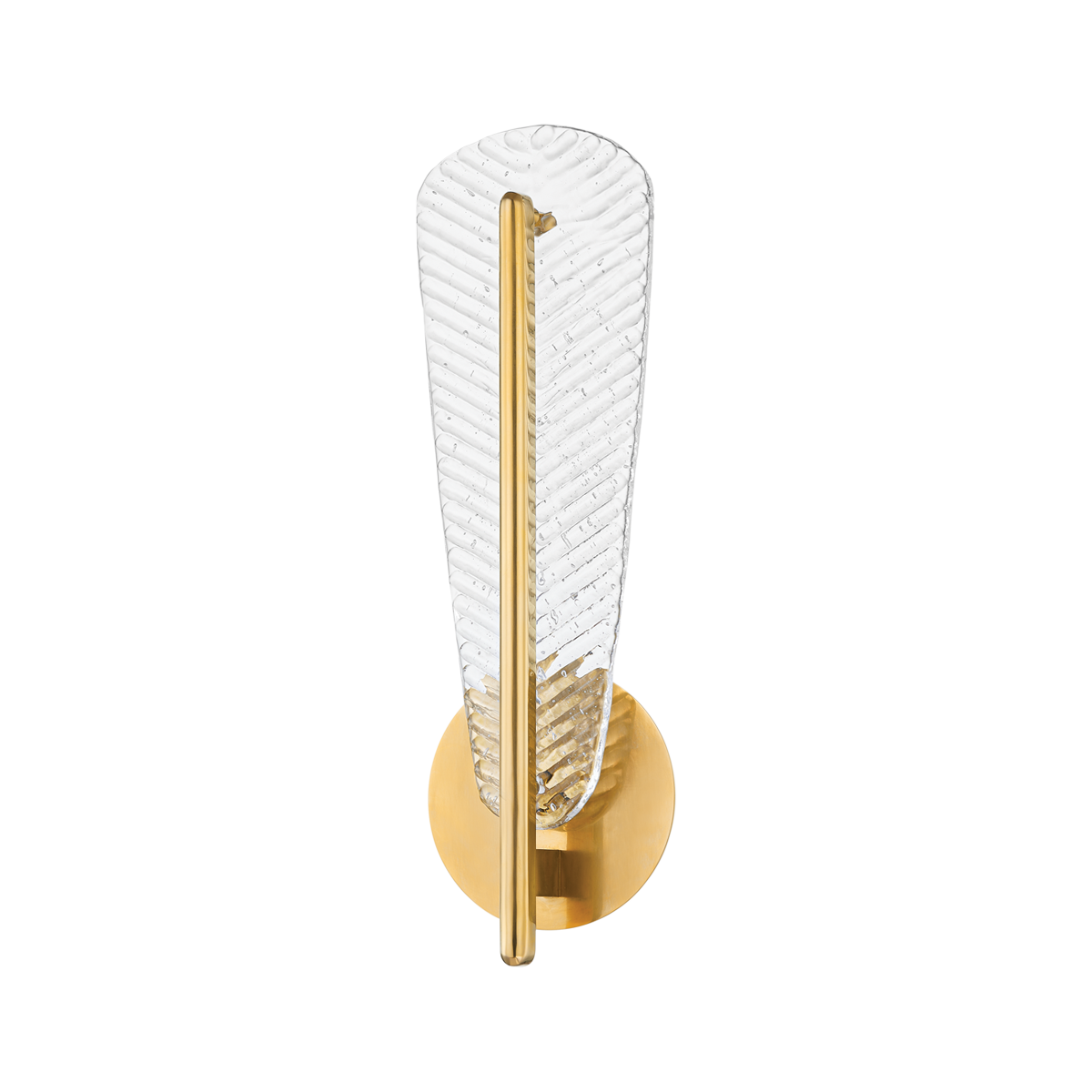 Hudson Valley Passaic Wall Sconce Aged Brass