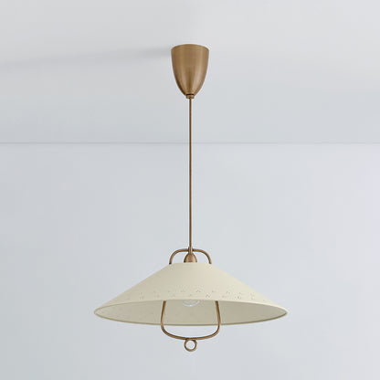 Hudson Valley Pawley Pendant in Historic Bronze / Soft Sand, alternate view 1