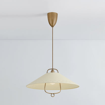 Hudson Valley Pawley Pendant in Historic Bronze / Soft Sand, alternate view 2