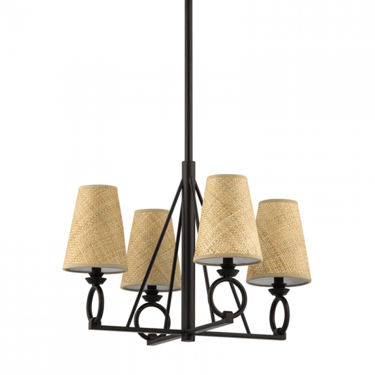 Hudson Valley Pendelton Chandelier Aged Iron