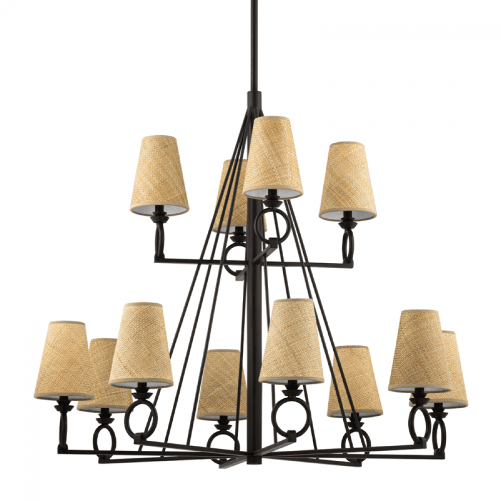 Hudson Valley Pendelton Chandelier Aged Iron