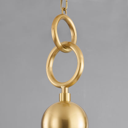 Hudson Valley Perrin Pendant in Black Brass, alternate view 1
