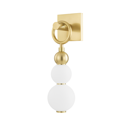 Hudson Valley Perrin Wall Sconce Aged Brass