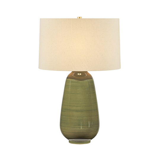 Hudson Valley Piermont Table Lamp Aged Brass
