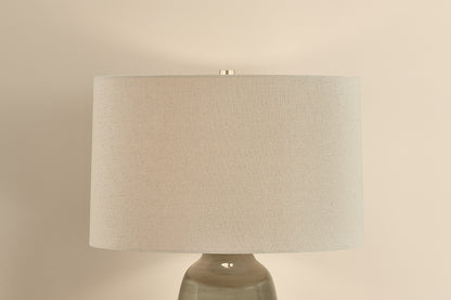 Hudson Valley Piermont Table Lamp in Aged Brass, room setting 1