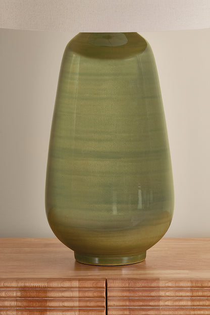 Hudson Valley Piermont Table Lamp in Aged Brass, room setting 2