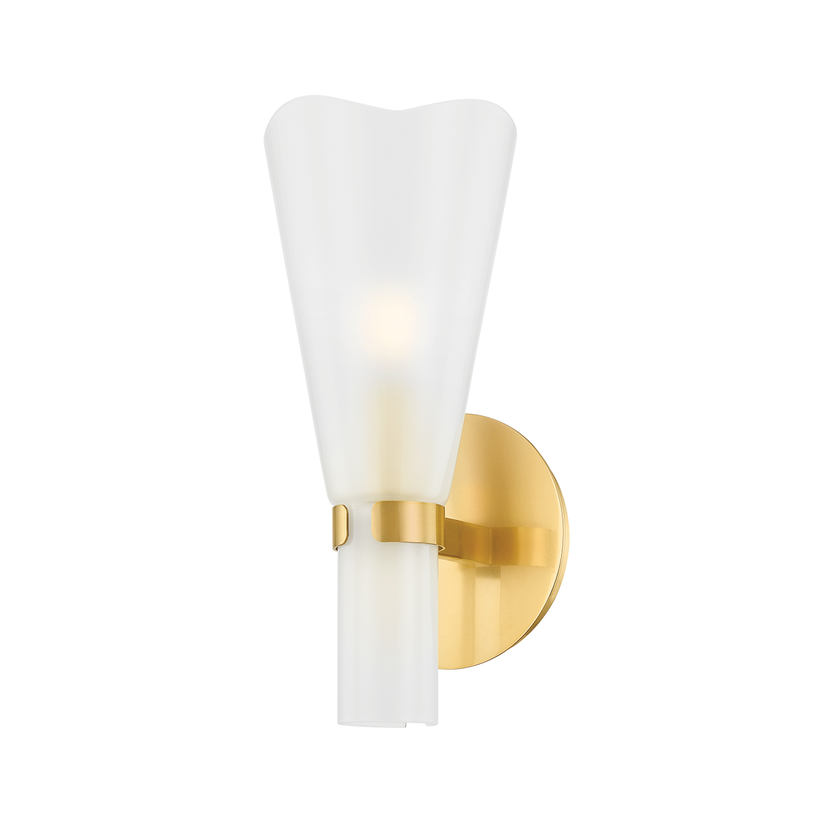 Hudson Valley Pine Island Wall Sconce Aged Brass