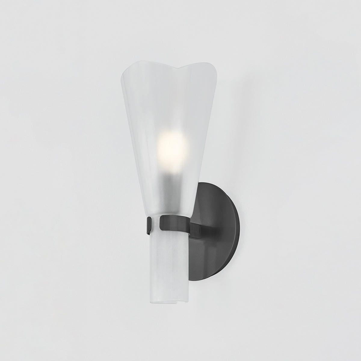 Hudson Valley Pine Island Wall Sconce in Distressed Bronze, alternate view 2