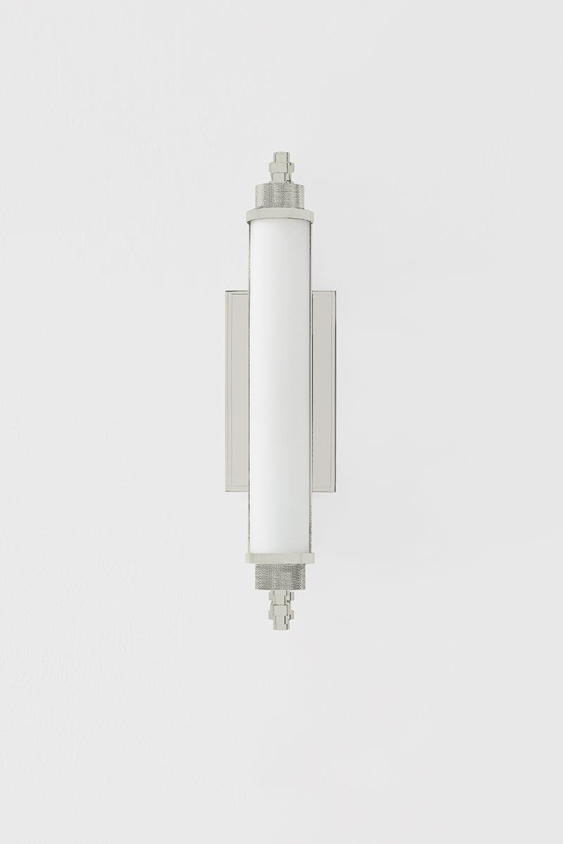 Hudson Valley Plandome 18" Tall Bath & Vanity Light in Polished Nickel, room setting 1