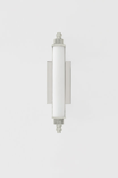 Hudson Valley Plandome 18" Tall Bath & Vanity Light in Polished Nickel, room setting 1