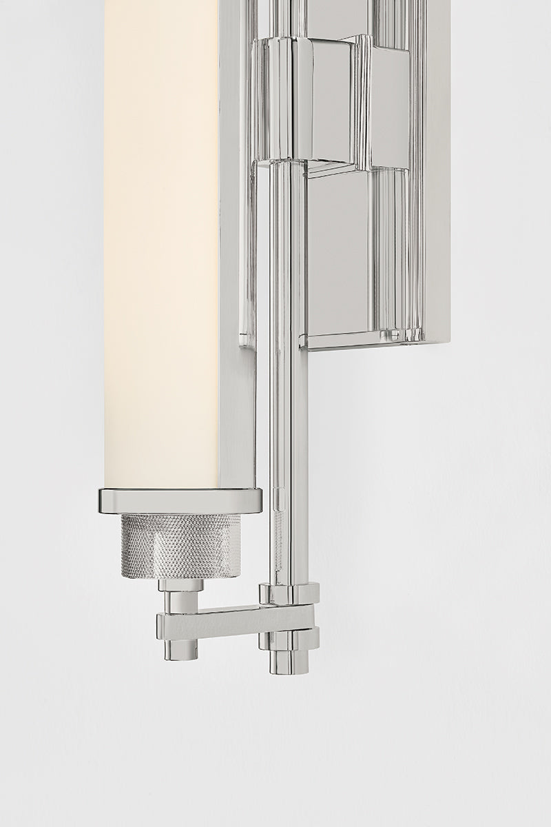 Hudson Valley Plandome 18" Tall Bath & Vanity Light in Polished Nickel, room setting 2