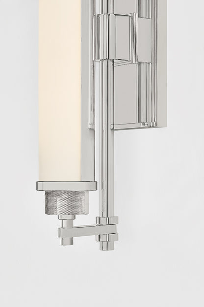 Hudson Valley Plandome 18" Tall Bath & Vanity Light in Polished Nickel, room setting 2