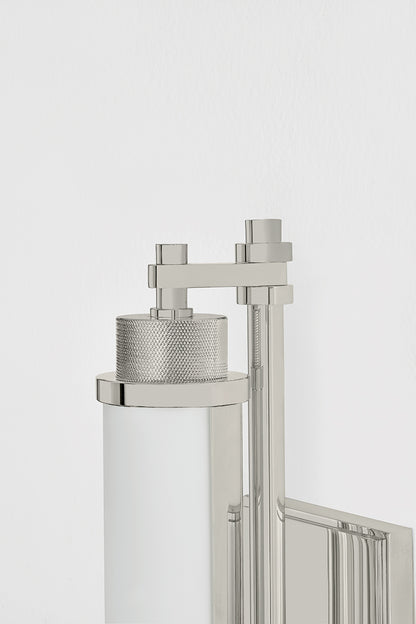 Hudson Valley Plandome 18" Tall Bath & Vanity Light in Polished Nickel, room setting 3
