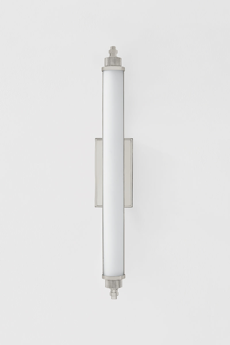 Hudson Valley Plandome 28" Tall Bath & Vanity Light Polished Nickel detail view 3