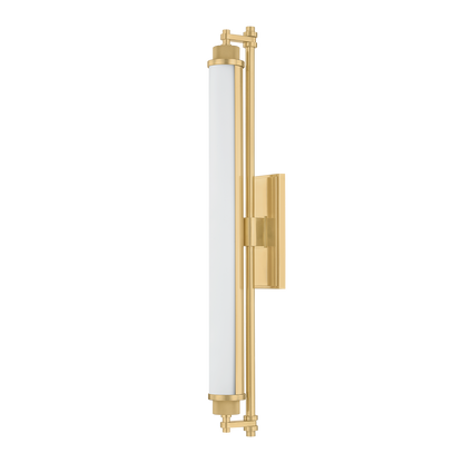 Hudson Valley Plandome 28" Tall Bath & Vanity Light Aged Brass