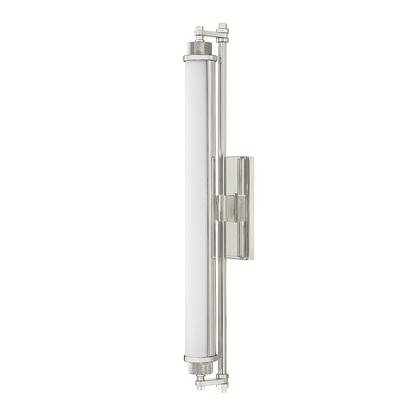 Hudson Valley Plandome 28" Tall Bath & Vanity Light Polished Nickel