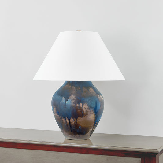 Hudson Valley Pleasantville Table Lamp in Aged Brass, alternate view 1