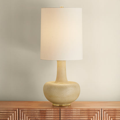 Hudson Valley Plum Point Table Lamp in Aged Brass, alternate view 2