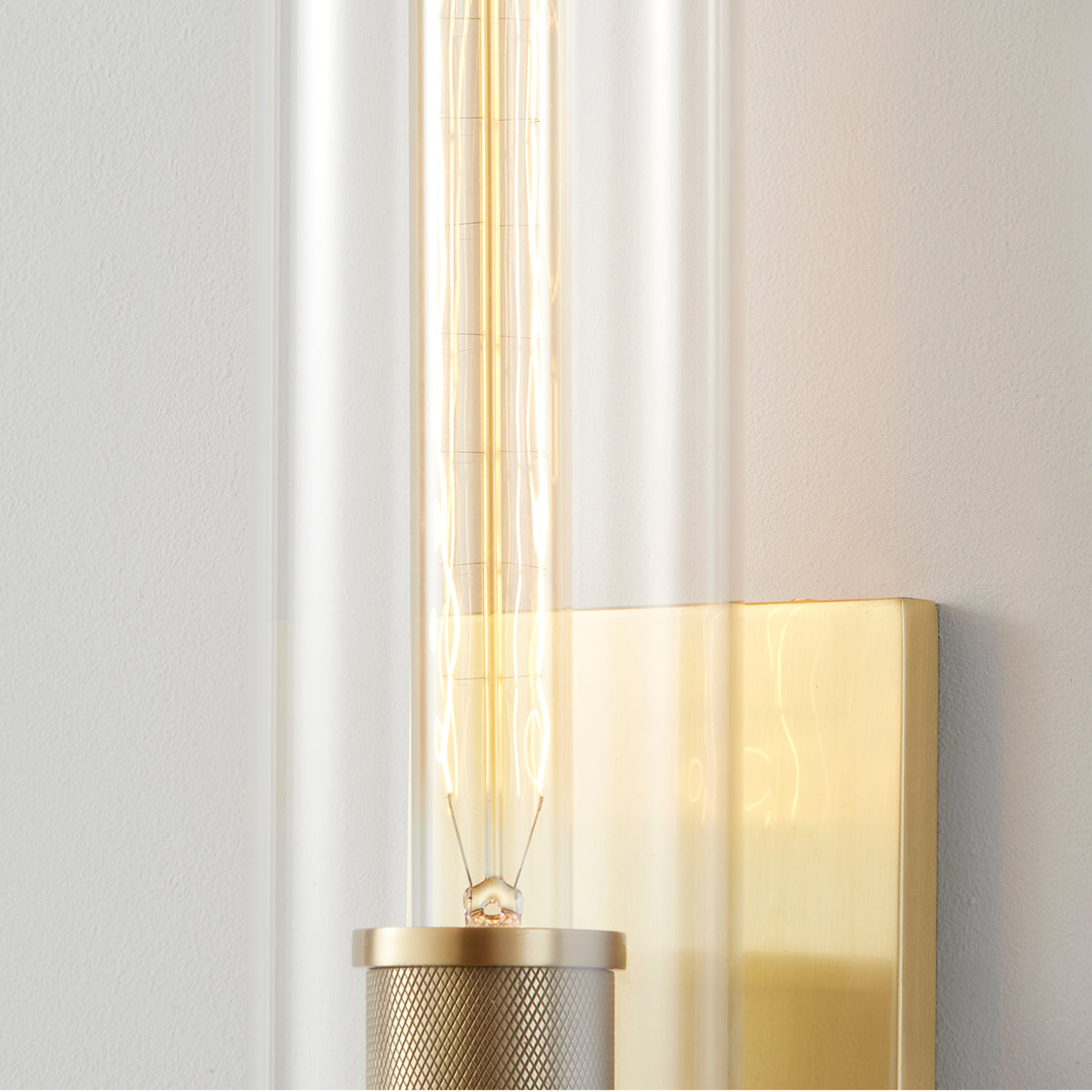 Hudson Valley Porter Wall Sconce in Aged Brass, alternate view 1
