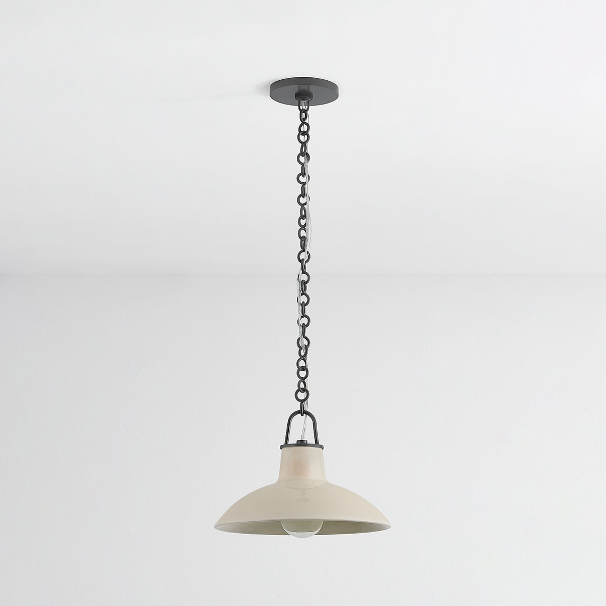 Hudson Valley Pottersville 12.5" Pendant in Distressed Bronze, alternate view 1