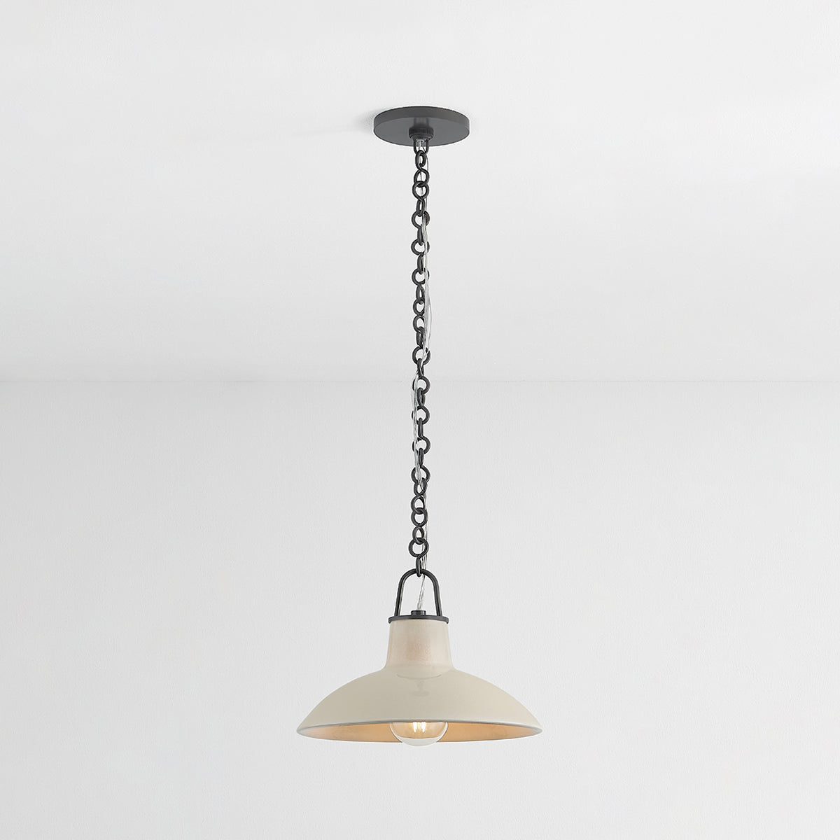 Hudson Valley Pottersville 12.5" Pendant in Distressed Bronze, alternate view 2