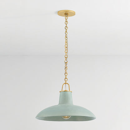 Hudson Valley Pottersville 18" Pendant in Aged Brass, alternate view 2