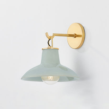 Hudson Valley Pottersville Wall Sconce in Aged Brass, alternate view 2