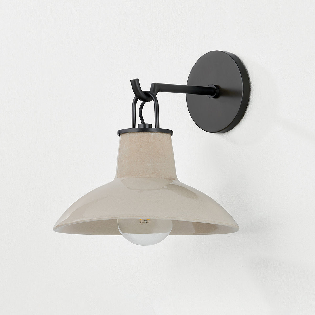 Hudson Valley Pottersville Wall Sconce in Distressed Bronze, alternate view 1