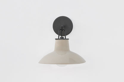 Hudson Valley Pottersville Wall Sconce in Distressed Bronze, room setting 1