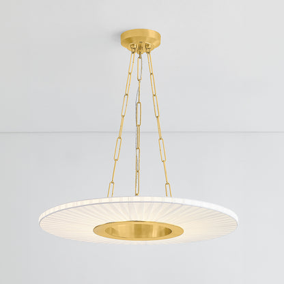 Hudson Valley Prattsburgh 30" Chandelier in Aged Brass, alternate view 2