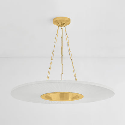 Hudson Valley Prattsburgh 40" Chandelier in Aged Brass, alternate view 1
