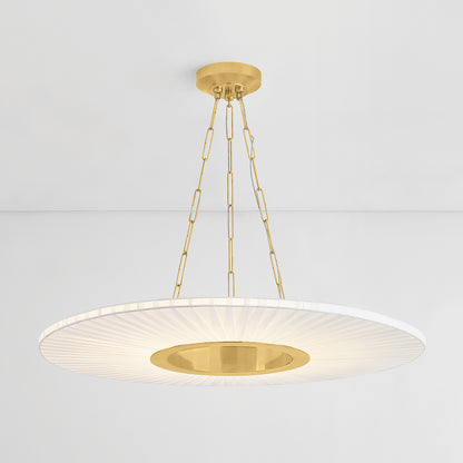 Hudson Valley Prattsburgh 40" Chandelier in Aged Brass, alternate view 2
