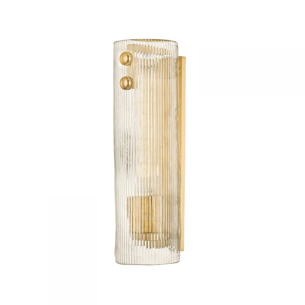 Hudson Valley Prospect Park Wall Sconce Aged Brass