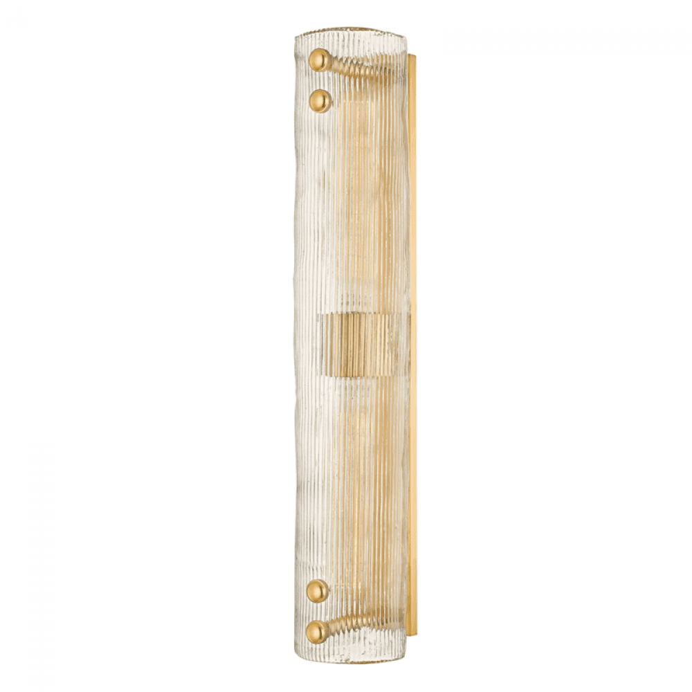 Hudson Valley Prospect Park Wall Sconce Aged Brass