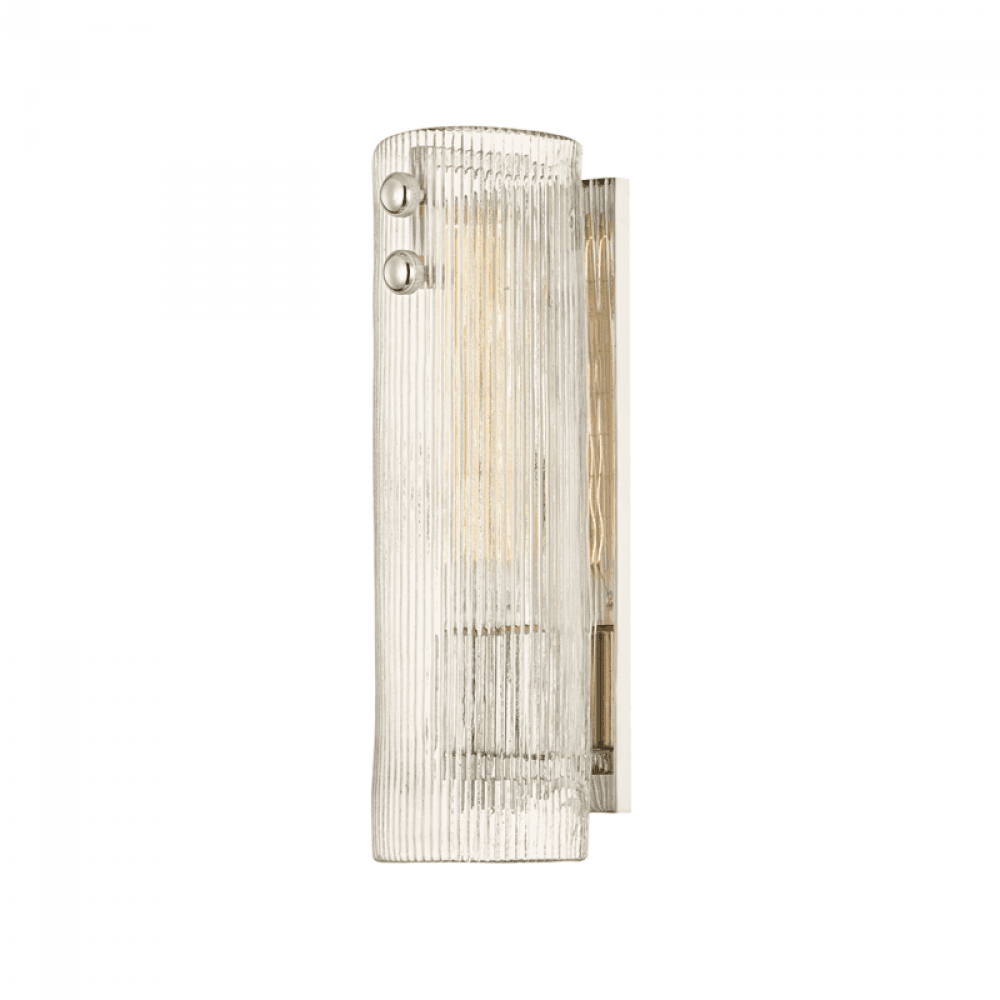 Hudson Valley Prospect Park Wall Sconce Polished Nickel