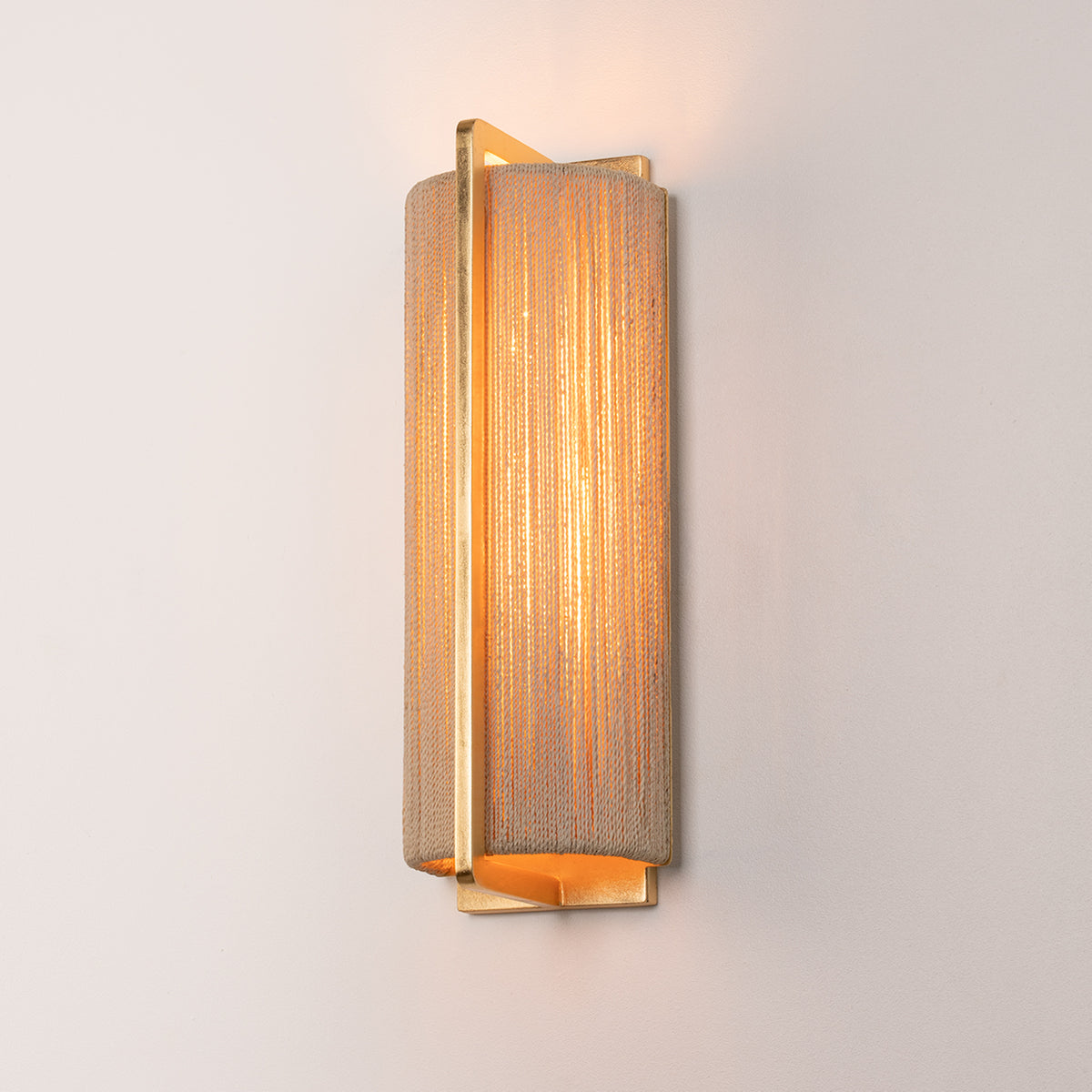 Hudson Valley Quebec Wall Sconce in Gold Leaf, alternate view 2