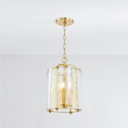 Hudson Valley Ramsey 3-Light Lantern in Aged Brass, alternate view 1