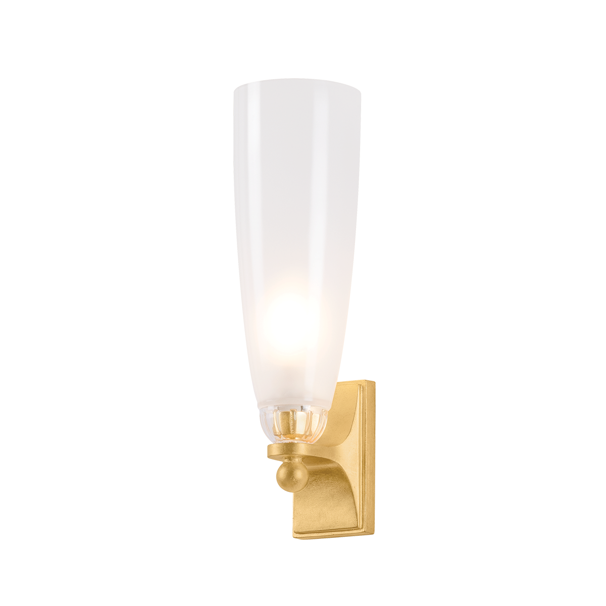 Hudson Valley Ravenswood Wall Sconce Vintage Gold Leaf