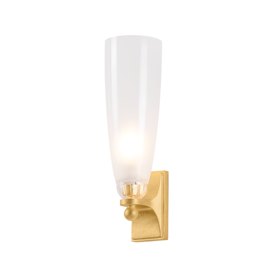Hudson Valley Ravenswood Wall Sconce Vintage Gold Leaf